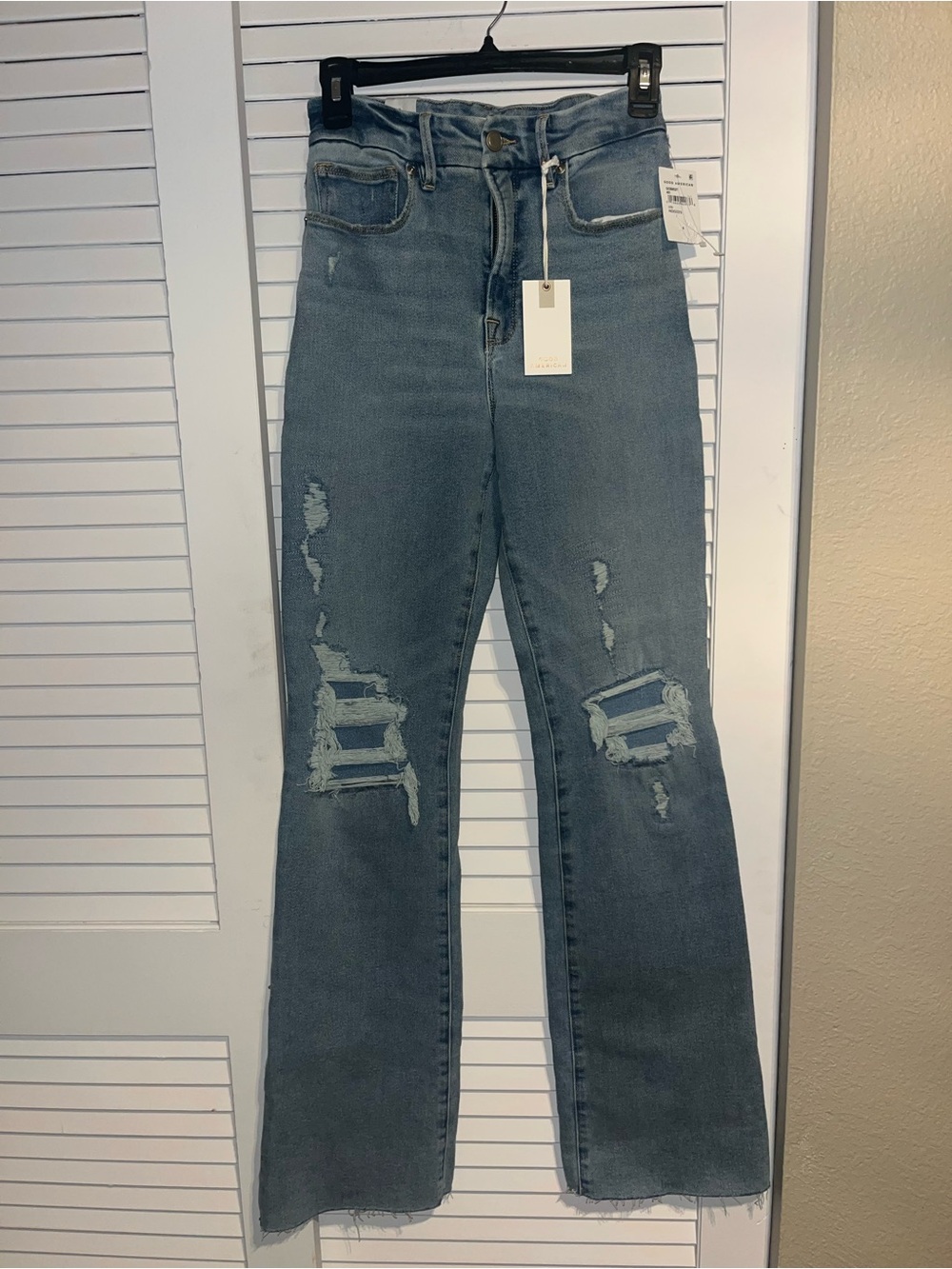 Good American new w tags size 6/28 inseam 33in good classic bootcut indigo wash